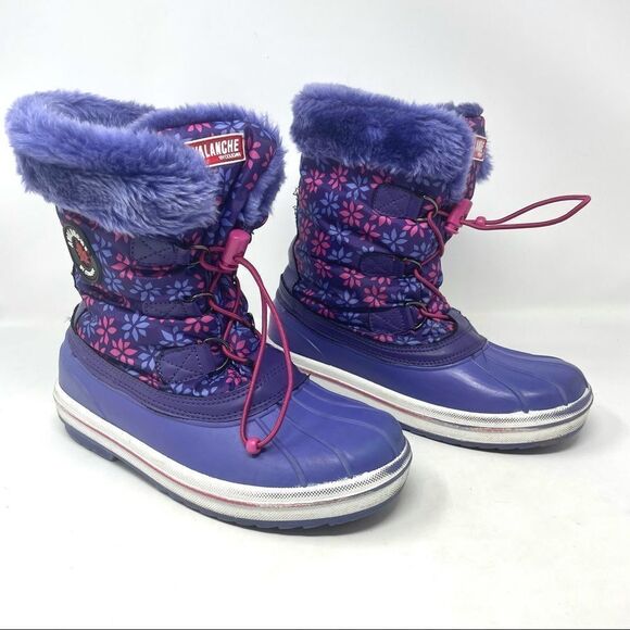 Avalanche By Cougar Angie Girls Snow Boots Size 4 - Picture 3 of 9